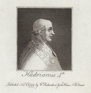 IV. Adrián pápa portréja alkotó: English School