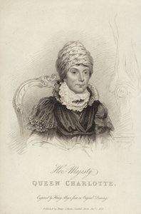 Charlotte királynő portréja alkotó: English School