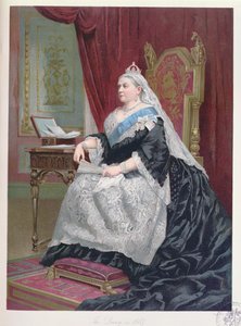 Viktória királynő (1819-1901) portréja arany jubileumának idején, 1887-ben, 1887-ben