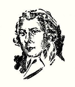 Richard Brinsley Sheridan portréja (litográfia) alkotó: English School