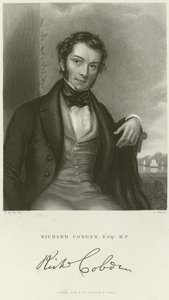 Richard Cobden portréja alkotó: English School