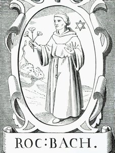 Roger Bacon (kb. 1220-92) portréja, illusztráció a középkori és a reneszánsz tudomány és irodalomból, Paul Lacroix írta és metszett, 1878 alkotó: English School