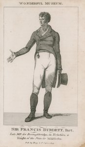 Sir Francis Burdett portréja alkotó: English School