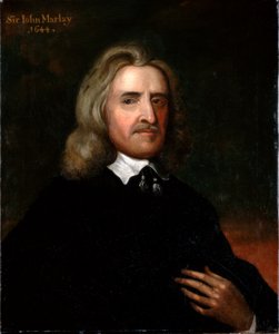 Sir John Marlay portréja, 1644 alkotó: English School