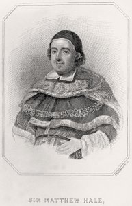 Sir Mathew Hale portréja, 1835 alkotó: English School