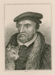 Sir Richard Whittington és macska, egyébként Dick Whittington, London főpolgármesterének portréja alkotó: English School