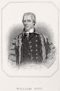 William Pitt portréja, 1835 alkotó: English School