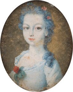 Portré egy hölgyről, valószínűleg Margitról, Cork grófnőjéről (1710-1758), 1705-58 körül (olaj, vászon) alkotó: English School
