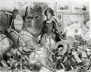 Az ünnepelt vezető hölgy portréja, tisztelettel szentelve tisztelőinek, 1855 alkotó: English School