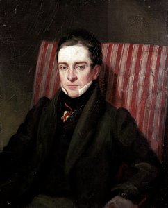 Thomas Hood angol költő portréja (1799-1845) Festmény a 19. századi angol iskoláról London, Nemzeti portrégaléria alkotó: English School