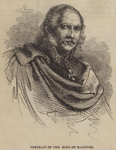 Hannover királyának portréja alkotó: English School