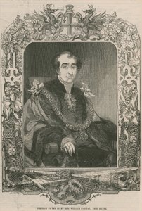 A jobboldal portréja, tisztelt William Magnay, főpolgármester alkotó: English School