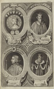 Anglia királyainak portréi alkotó: English School