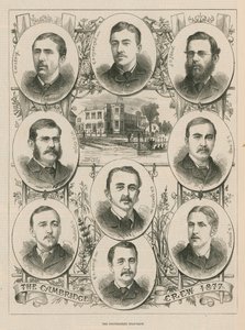 Az 1877-es cambridge-i legénység portréi alkotó: English School