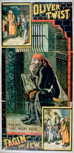 Twist Olivér plakátja (színes litográfia) alkotó: English School