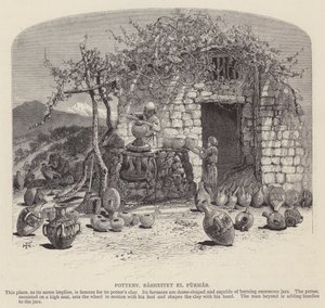 Fazekasság, Rasheiyet el Fukhar (metszet) alkotó: English School