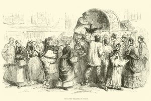 Baromfiárusok Párizsban, 1870. október alkotó: English School