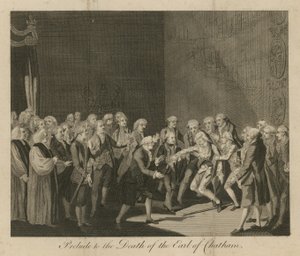 Vorspiel zum Tod des Earl of Chatham von English School
