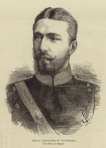 Sándor battenbergi herceg (metszet) alkotó: English School