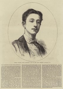 Jenő Lajos Napóleon herceg, III. Napóleon néhai császár fia (metszet) alkotó: English School