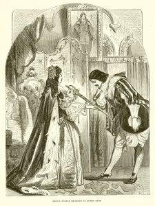 Jenő herceget Anna királynő fogadta alkotó: English School