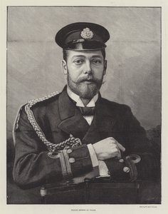 György walesi herceg (metszet) alkotó: English School
