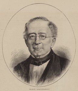 Gortcsakoff herceg (metszet) alkotó: English School