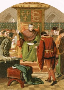 Henrik herceg Gascoigne bíró előtt alkotó: English School