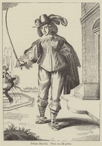 Maurice herceg (metszet) alkotó: English School