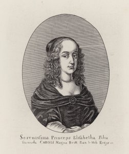Erzsébet hercegnő, I. Károly király második lánya (metszet) alkotó: English School