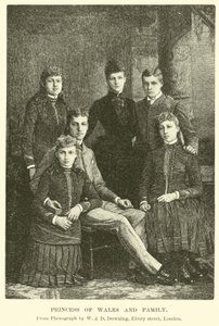 Walesi hercegnő és családja alkotó: English School