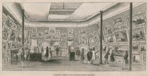 A Suffolk Street Gallery főterme alkotó: English School