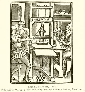 Nyomda, 1511 alkotó: English School