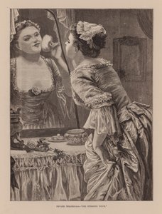 Private Theatricals, "A befejező simítás" (metszet) alkotó: English School