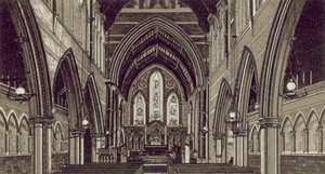 Privett templom, belső tér (litográfia) alkotó: English School