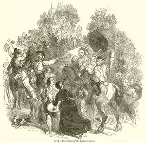 A Skimington felvonulása alkotó: English School