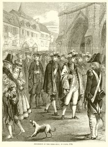 A Tiers Etat körmenet Párizsban, 1789 alkotó: English School