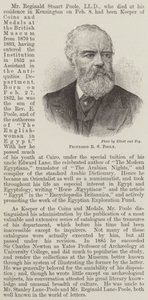R S Poole professzor (metszet) alkotó: English School