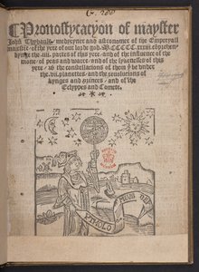 John Thybault polgármester pronostycacyonja alkotó: English School