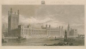 A Parlament új házait javasolták, Charles Barry terve alapján alkotó: English School
