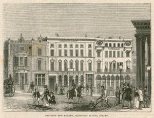 Javasolt új árkád, Catherine Street, Strand, London alkotó: English School
