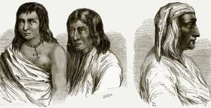 Pueblo vagy városlakó indiánok és Santo Domingo Alcalde alkotó: English School