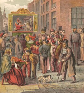 Punch-und-Judy-Show auf der Straße