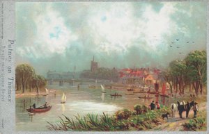 Putney a Temze folyón alkotó: English School