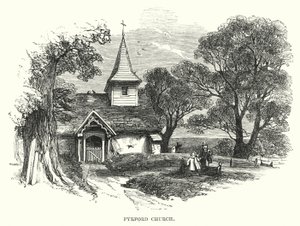 Pyrford templom (metszet) alkotó: English School