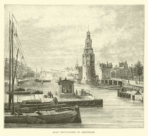 Quay (Houtgracht) Amszterdamban alkotó: English School