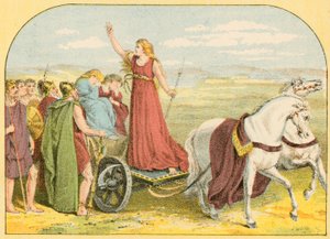 Boadicea királynő alkotó: English School