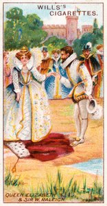 Erzsébet királynő és Sir Walter Raleigh alkotó: English School