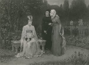 Izabella királynő és hölgyei, Richard király II alkotó: English School