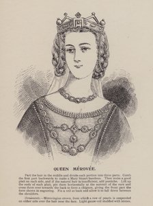 Merovee királynő (metszet) alkotó: English School
